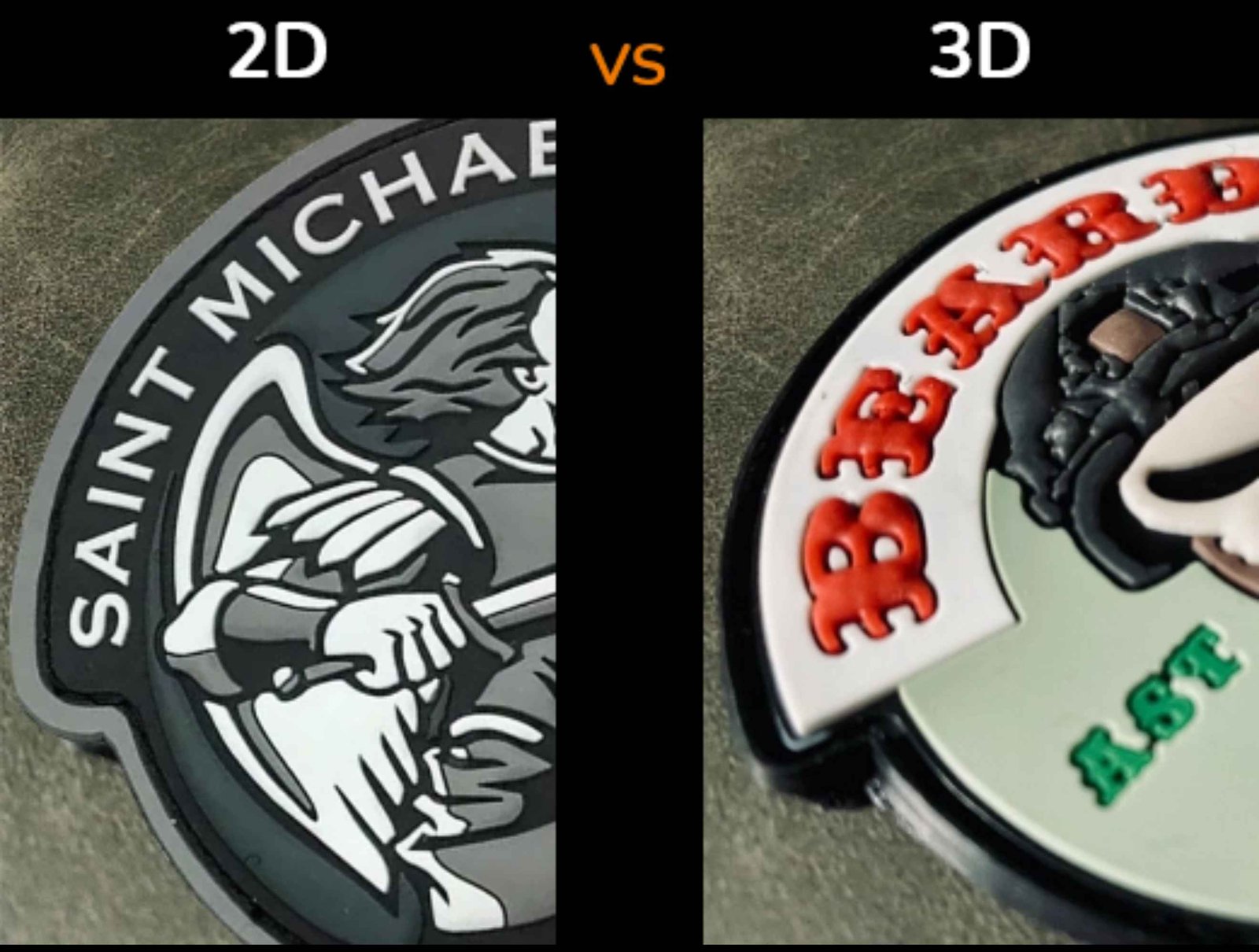 2D and 3D Pvc patches