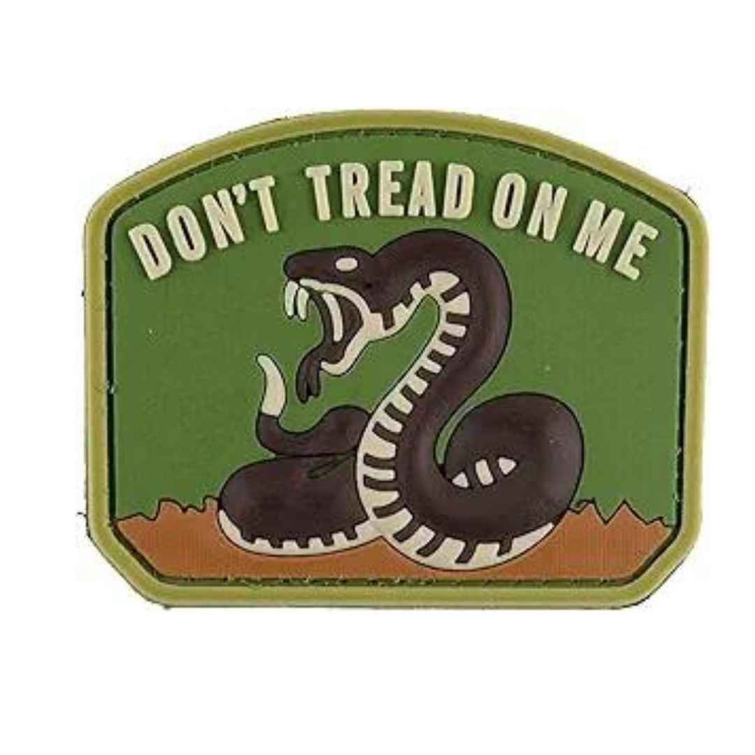 Don't tread on me Pvc patch with Velcro